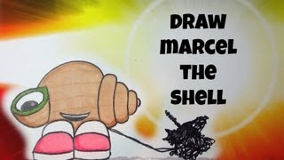 How To Draw Marcel The Shell