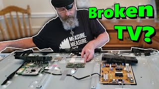 How To Fix a Broken TV Screen... Or Not