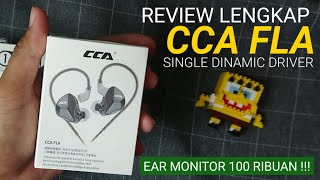 CCA FLA Mic Dynamic Driver In Ear Monitor Earphone - REVIEW KOMPLIT EARPHONE HARGA 100 RIBUAN