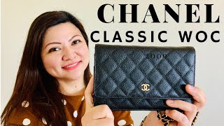 Chanel WOC Review | Classic Wallet on Chain in Caviar & Gold Hardware #chanel #chanelwoc