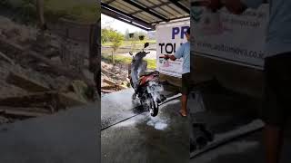 Cuci Motor Semplo Palimanan Cirebon. Ayo Cuci Motor.