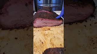 Poking that brisket!