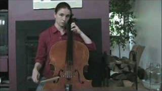 Ghosting for light, agile cello fingers