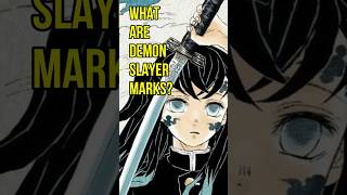 What are demon slayer marks and how are they manifested?