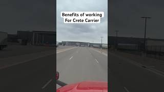 Benefits of working for Crete Carrier #trucking #truckinglife #cdl