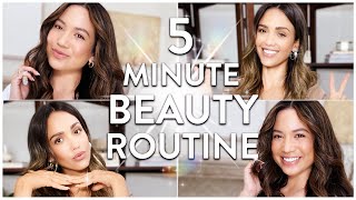 5 Minute Beauty Routine with Jessi Malay | JESSICA ALBA