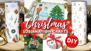 CHRISTMAS DIY Sublimation Craft and Gift Ideas 🎄Christmas Gift Ideas