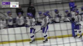 Men's Ice Hockey: Highlights from 3-2 win vs Saint Michael's College (2/9/24)