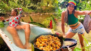 Jamaica's Coolest Off-Grid AIRBNB: Riverfront paradise with Waterfall and HOT TUB