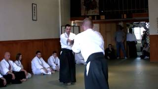 Aikido Bokken Demonstration 4-09 Sempei DJ & Sempei Josh