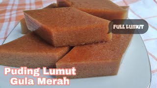 Resep Puding Lumut Gula Merah||