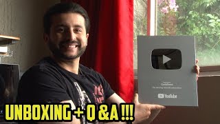 YouTube 100,000 Subscriber Plaque Unboxing + Q & A !!!