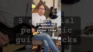 Pt3 Learn 5 Essential Pentatonic Licks #guitarlicks #guitar #tutorial #pentatoniclicks #learnguitar