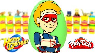 Ovo Surpresa do Henry Danger de As Aventuras de Kid Danger em Português de Massinha Play Doh