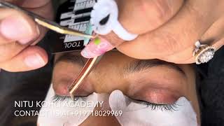 आईलैश एक्सटेंशन के PATCH कैसे सेट करे और eyelash bunch कैसे बनाये