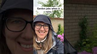 👍 Garden jobs when it rains #garden #kitchengarden #plants #growyourownfood #shorts