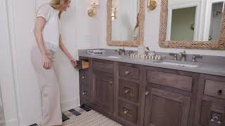 2021 Southern Living Idea House Guest Bath Two | Wellborn Cabinet