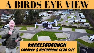 A Bird's Eye View of KNARESBOROUGH Caravan & Motorhome club site