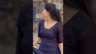 kesi lag rahi hu 🖤 official sanjana 09 #viral #shorts