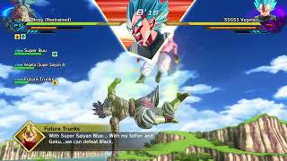 broly vs vegeta blue