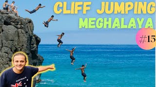 Cliff jumping in Shnongpdeng, Meghalaya | Beautiful bridge in Shnongpdeng | @MrBeast