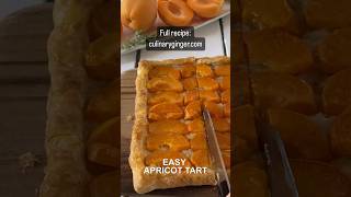 Easy Apricot Tart #shorts #fruittart #tartrecipe #recipes