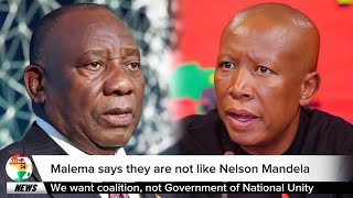 EFF Leader Julius Malema Slam ANC's Government of National Unity #eff #anc