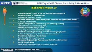 [IEEE EMBS Region 10 Part 1] - #IEEEDay x #EMBS Chapters Torch Relay Public Webinar