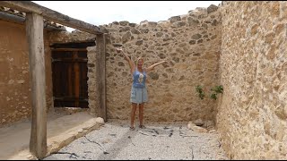 It's finished and stunning - Stone courtyard wall rebuilt!