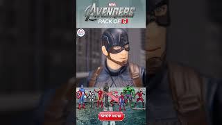 Marvel Avengers Action Figures | Pack Of 8