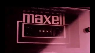 Vary nice Maxell retrowave television advertising