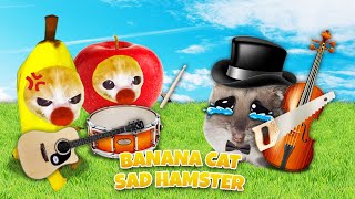 Baby Banana Cat Compilation 😺 🍌 🐱 HAPPY AND CRY 😿 Cat Memes | Banana Cat Hate Sad Hamster 😺 😺 😺