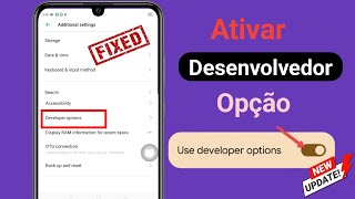 Como ativar a opção Developers no Android 2024 (novo processo)