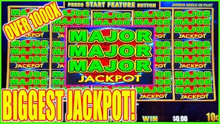 She Hit Maxed Out Triple MAJOR JACKPOT! BIGGEST JACKPOT KungFu Master Lightning Dollar Link Slot