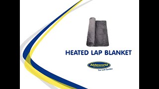 How to use our Heated Lap Blanket