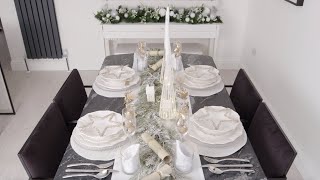 Winter Wonderland Tablescape - Exclusively with interior stylist Heather Adams