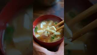 TODAY'S MISO SOUP 04 | ENOKI, TOFU | #shorts | Takoshiho Cooks Japan