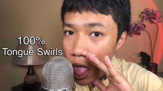 ASMR Tongue Swirling For 100% Tingles