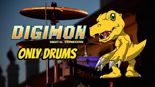 Digimon | Butterfly | Backing Track | Only Drums