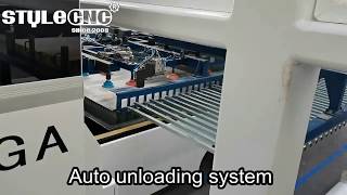 Auto feeding system for the fiber laser cutter metal cutting machine