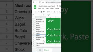 Finish your Google Sheet with less clicks