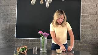 Revive wilting flowers with sugar