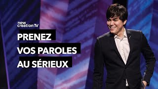 La puissance de vos paroles | Joseph Prince | New Creation TV Français