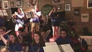 Minooka High School Jazz Band at Palm Court Jazz Cafe, New Orleans