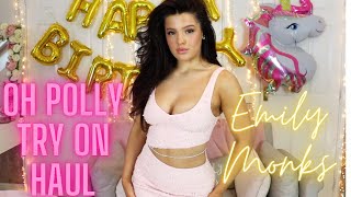 HOTTEST OH POLLY MINI DRESS TRY ON HAUL ATELIER COLLECTION 2022 Emily Monks