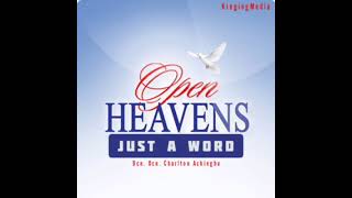 JUST A WORD - Dcn. Charlton Achiegbu #pastoreaadeboye #openheavensdevotional