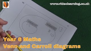 Year 6 KS2 Maths Lesson Observation: Venn And Carroll Diagrams