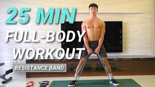 25分鐘全身訓練 x 阻力帶*3 │ 輕、中、重，強度自己決定💪 25 MIN FULL-BODY WORKOUT with 3 Resistance Bands │ PATRICK FIT