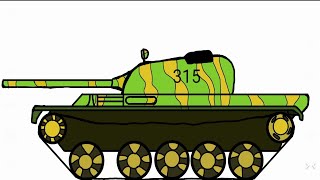 T-55 2d çizim