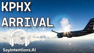 FENIX A320 PHOENIX ARRIVAL | SAYINTENTIONS.AI | ATC | MSFS